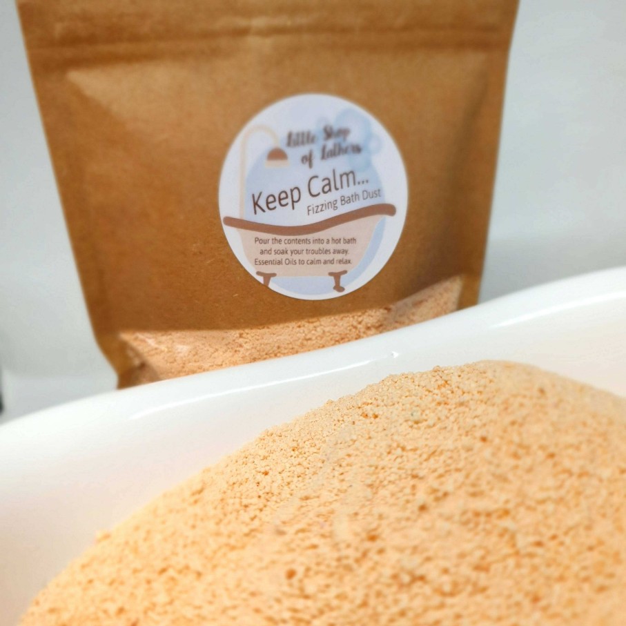 Gifts Little Shop of Lathers | Keep Calm Fizzing Bath Dust