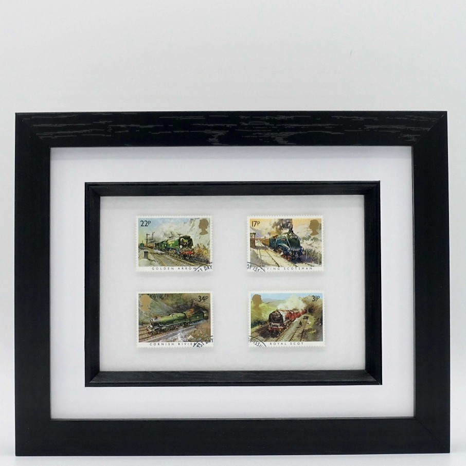 Gifts Postage Stamp Art | Famous Trains